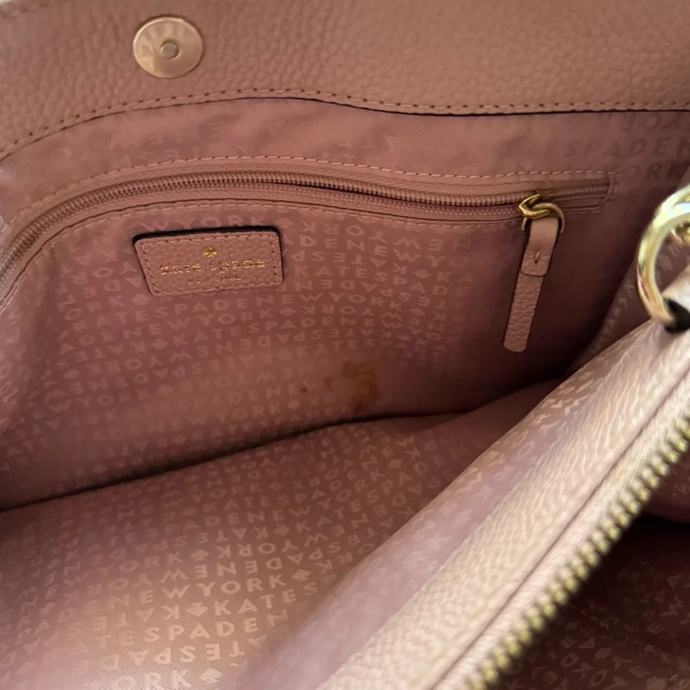 kate spade Dusty Pink Leather Satchel